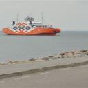 Aankomst van de ferry in Virtsu