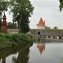 Eén van de bruggen die toegang geeft tot het kasteel van Kuressaare