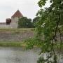 Een blik op het kasteel van Kuressaare