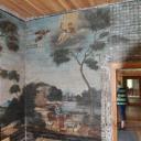 Gerestaureerde muurschilderingen in landgoed Ungurmui&zcaron;a